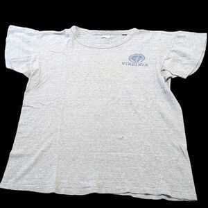 University Of Virginia Medium Heather Gray T Shirt Perfect‎ Wear Vintage 70s